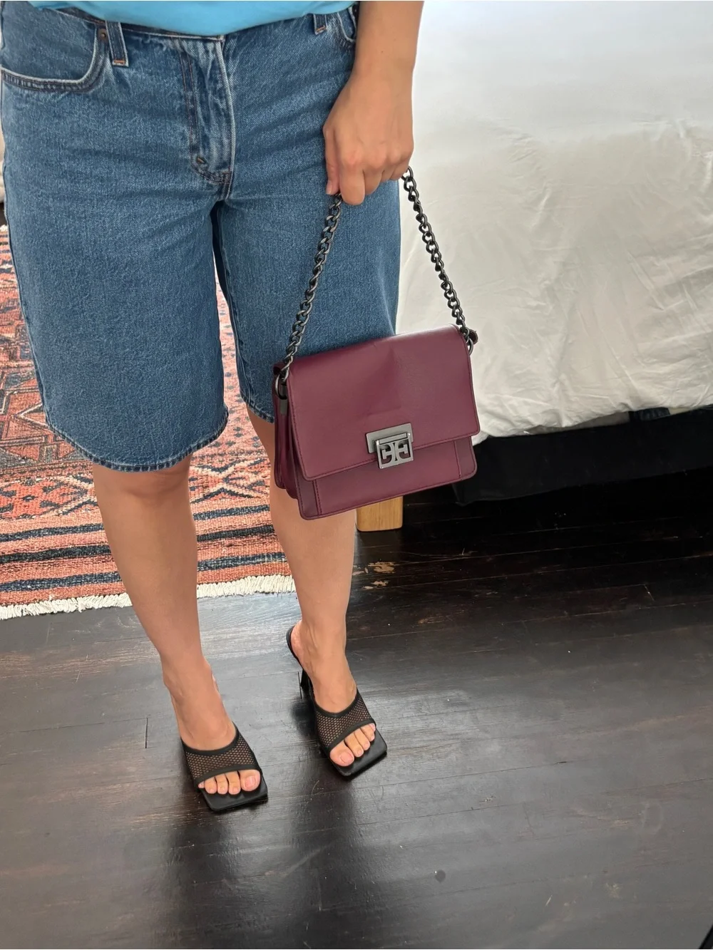 Sam Edelman compact burgundy